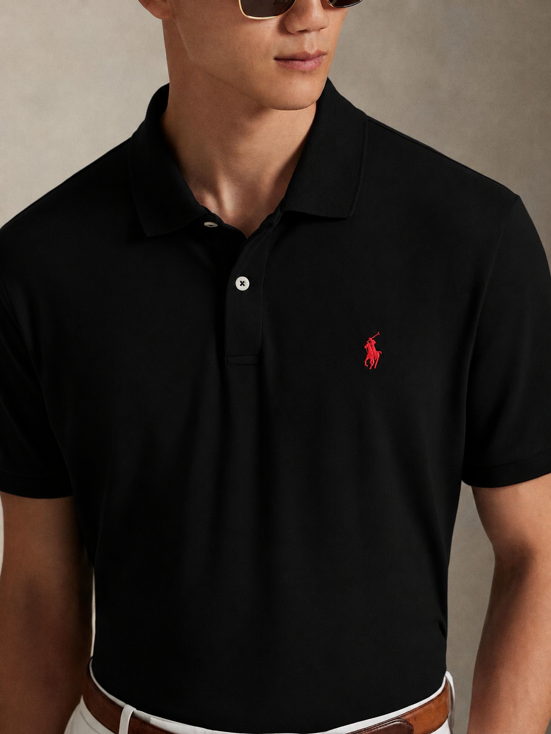 Men’s Premium Breathable Polo Shirt – Slim Fit Cotton Summer Tee