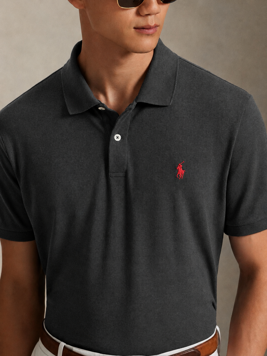 Men’s Premium Breathable Polo Shirt – Slim Fit Cotton Summer Tee
