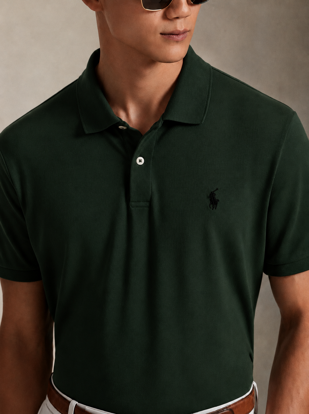 Men’s Premium Breathable Polo Shirt – Slim Fit Cotton Summer Tee