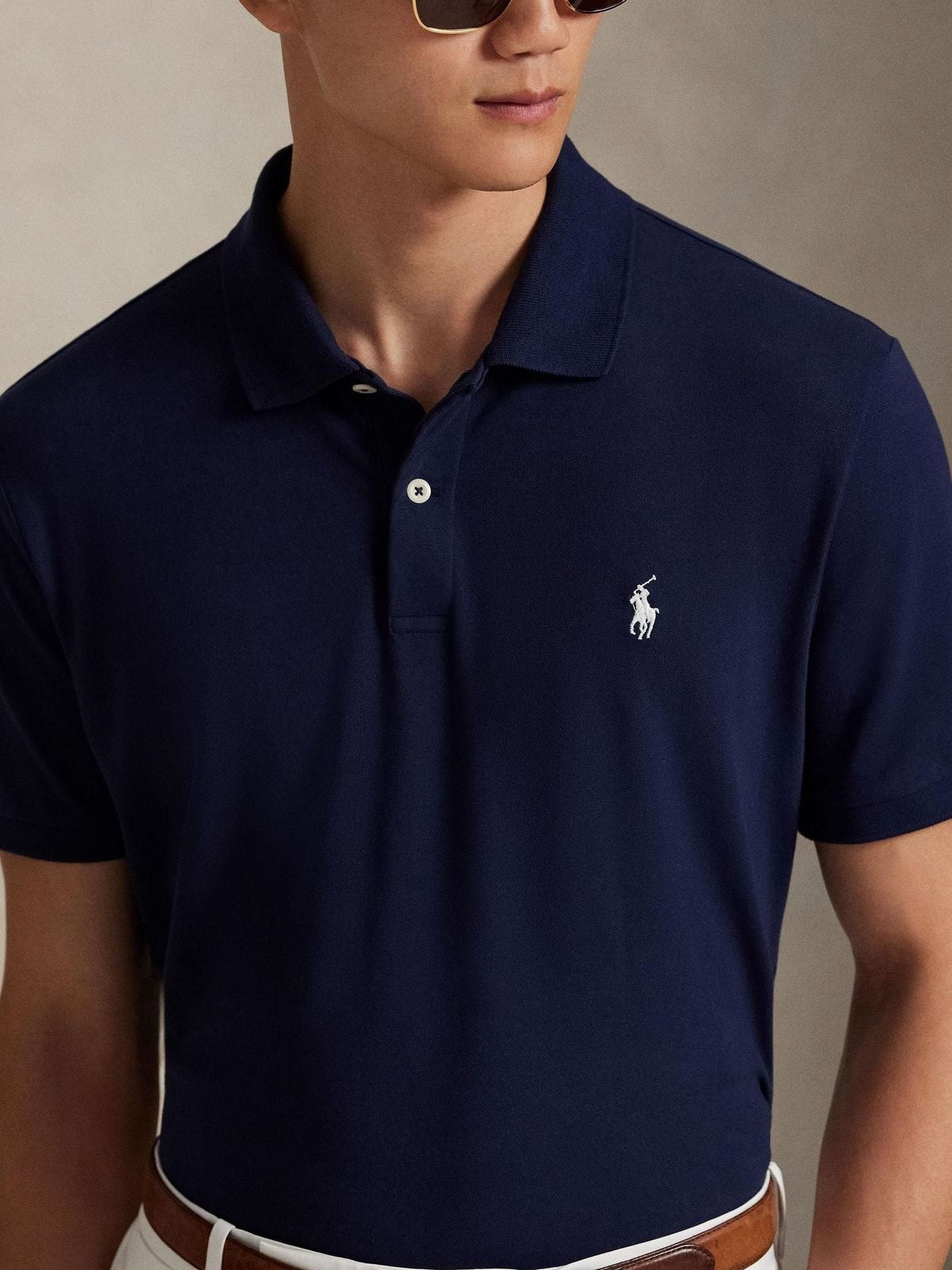 Men’s Premium Breathable Polo Shirt – Slim Fit Cotton Summer Tee