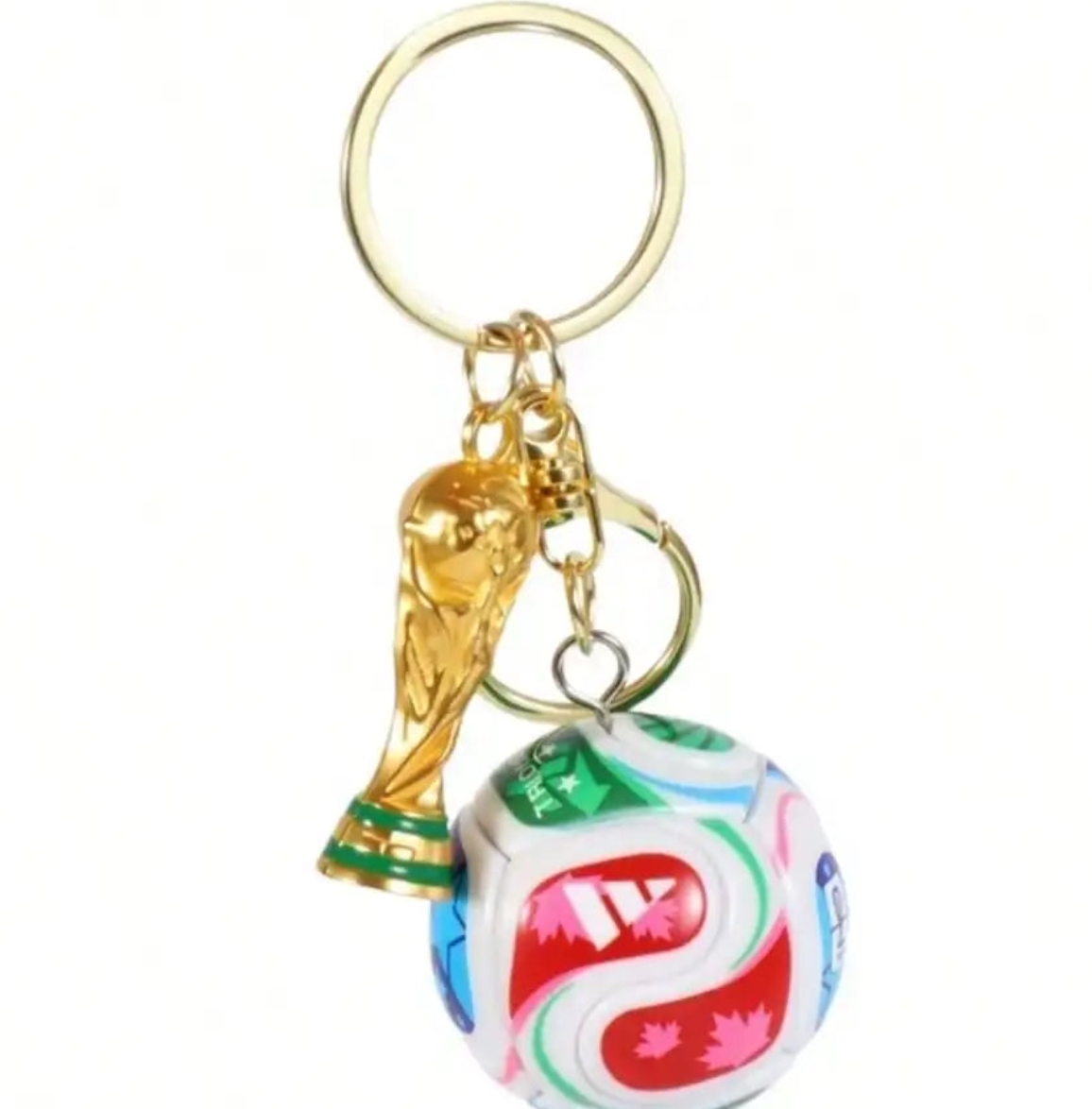 2026 World Cup Soccer Creative Keychain